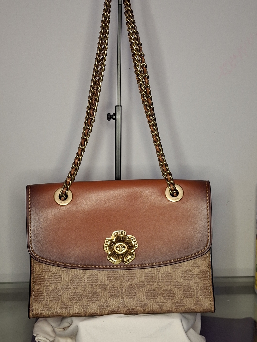 Coach Parker Colorblock Convertable Shoulder Bag